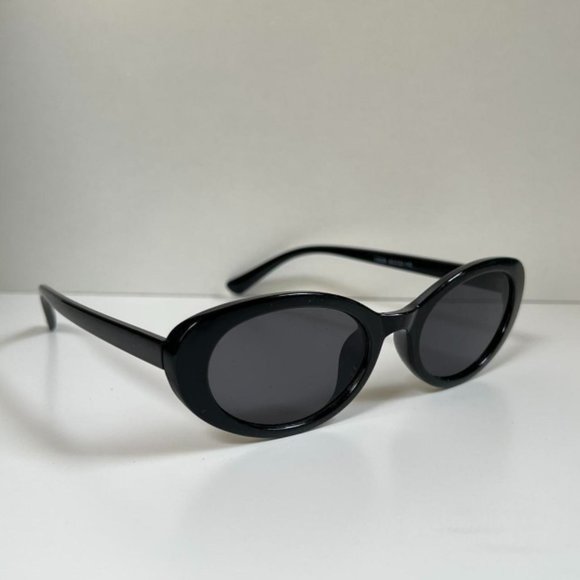 Vintage unique retro style black round clout goggles sunglasses - Picture 4 of 5